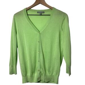 NEIMAN MARCUS THE CASHMERE COLLECTION LIGHT GREEN WOMEN SWEATER WOOL SIZE LARGE
